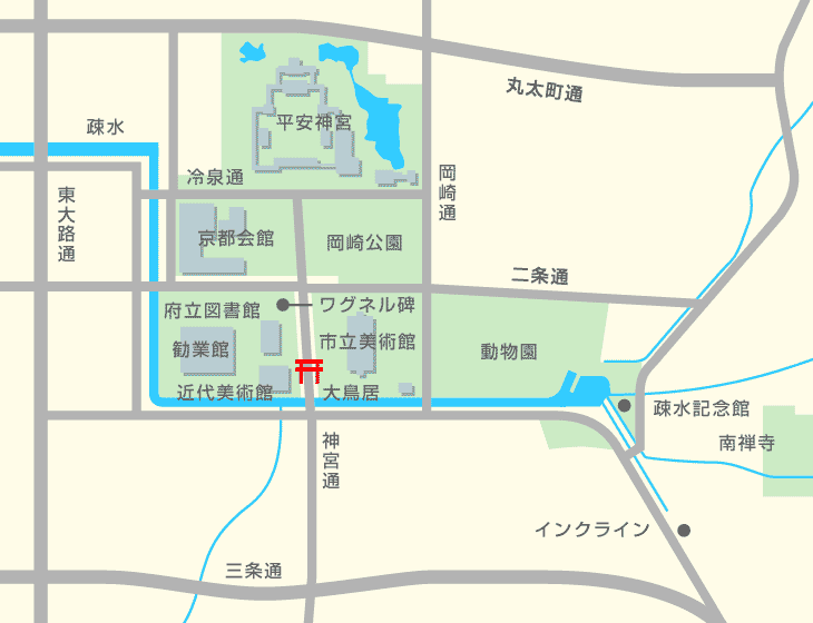 歩く京都 地図